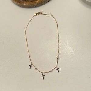 Swarovski cross necklace